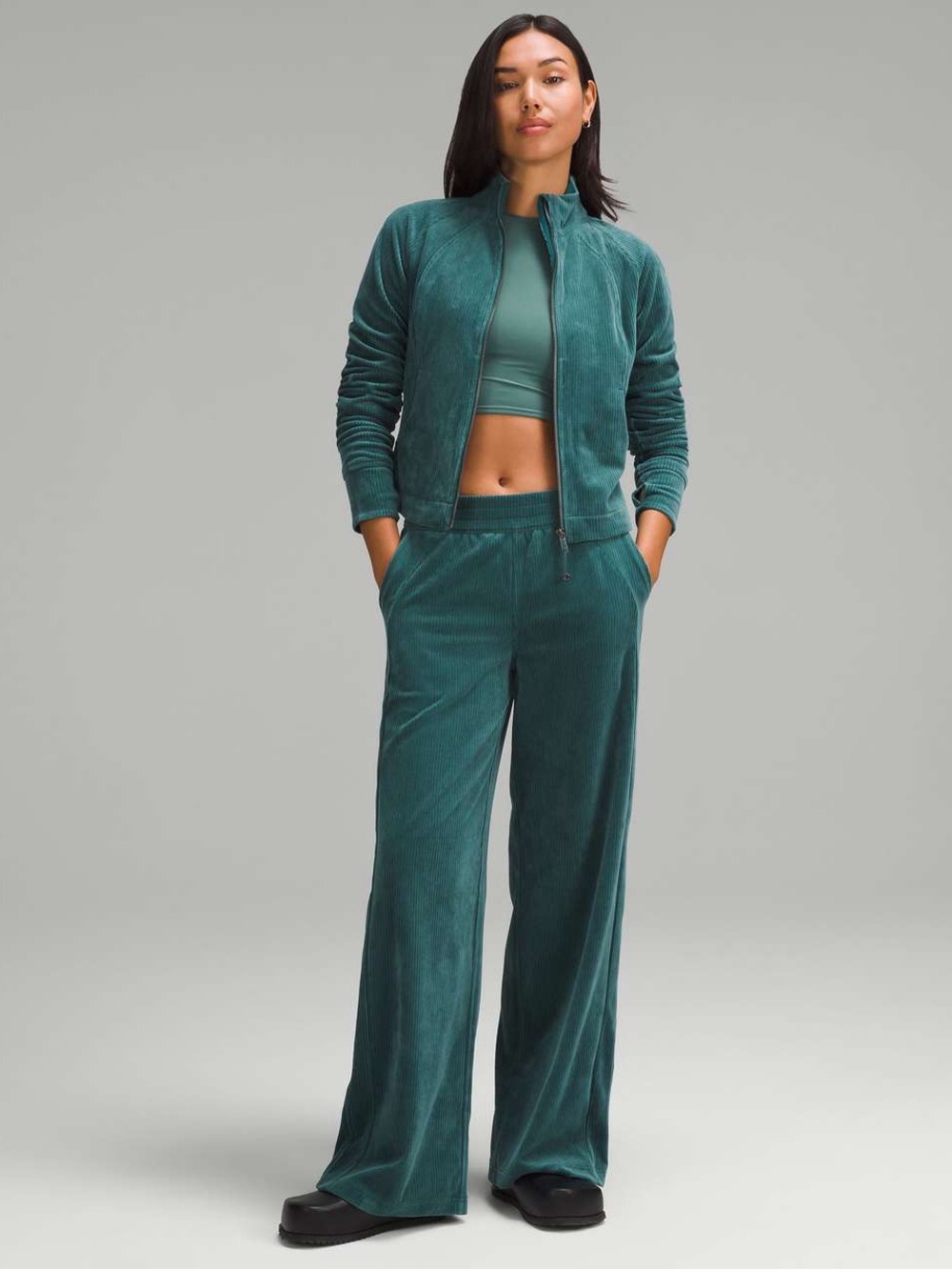 Lululemon Scuba Mid-Rise Wide-Leg Pant *Velvet Cord 6
